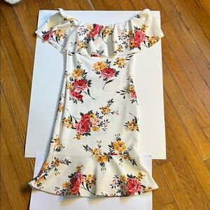 Floral Off-Shoulder Dress